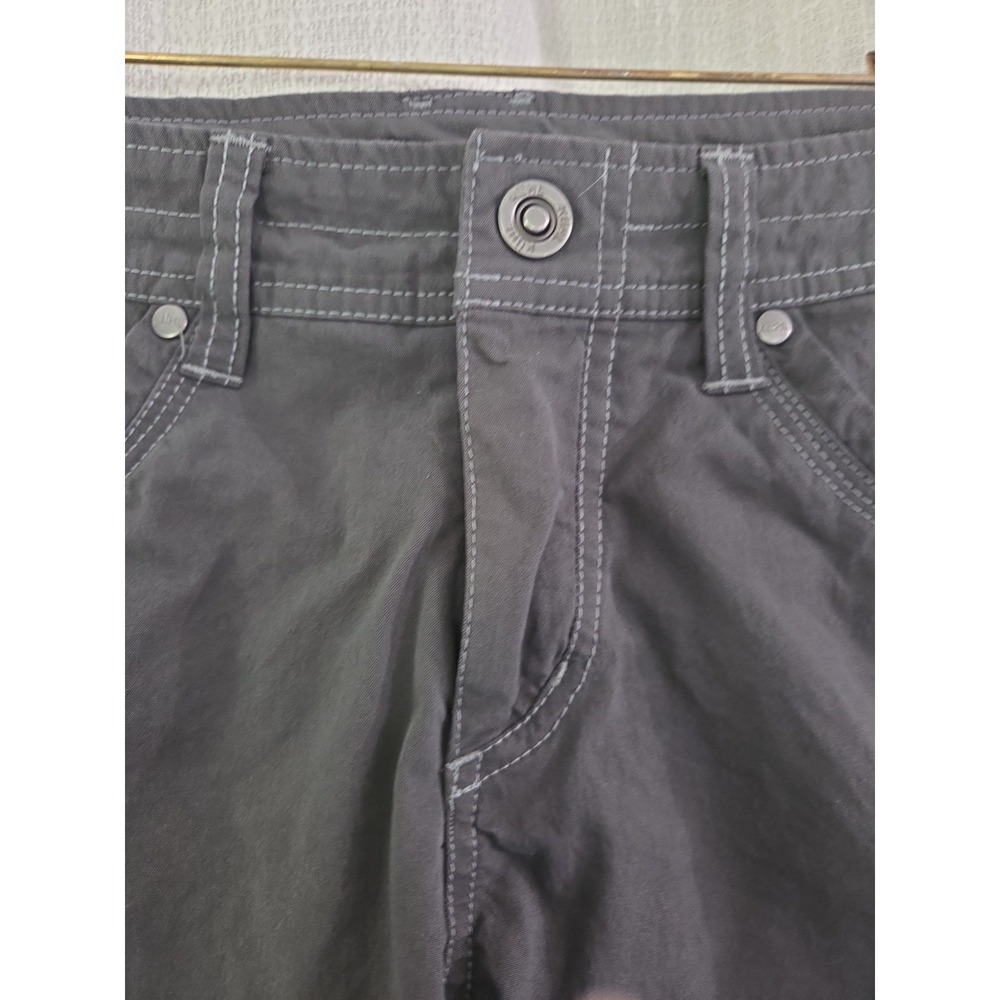 Kuhl Free Range Cargo Camping Fishing Hiking Fishing Shorts Gray Women Size 8 - Picture 3 of 7